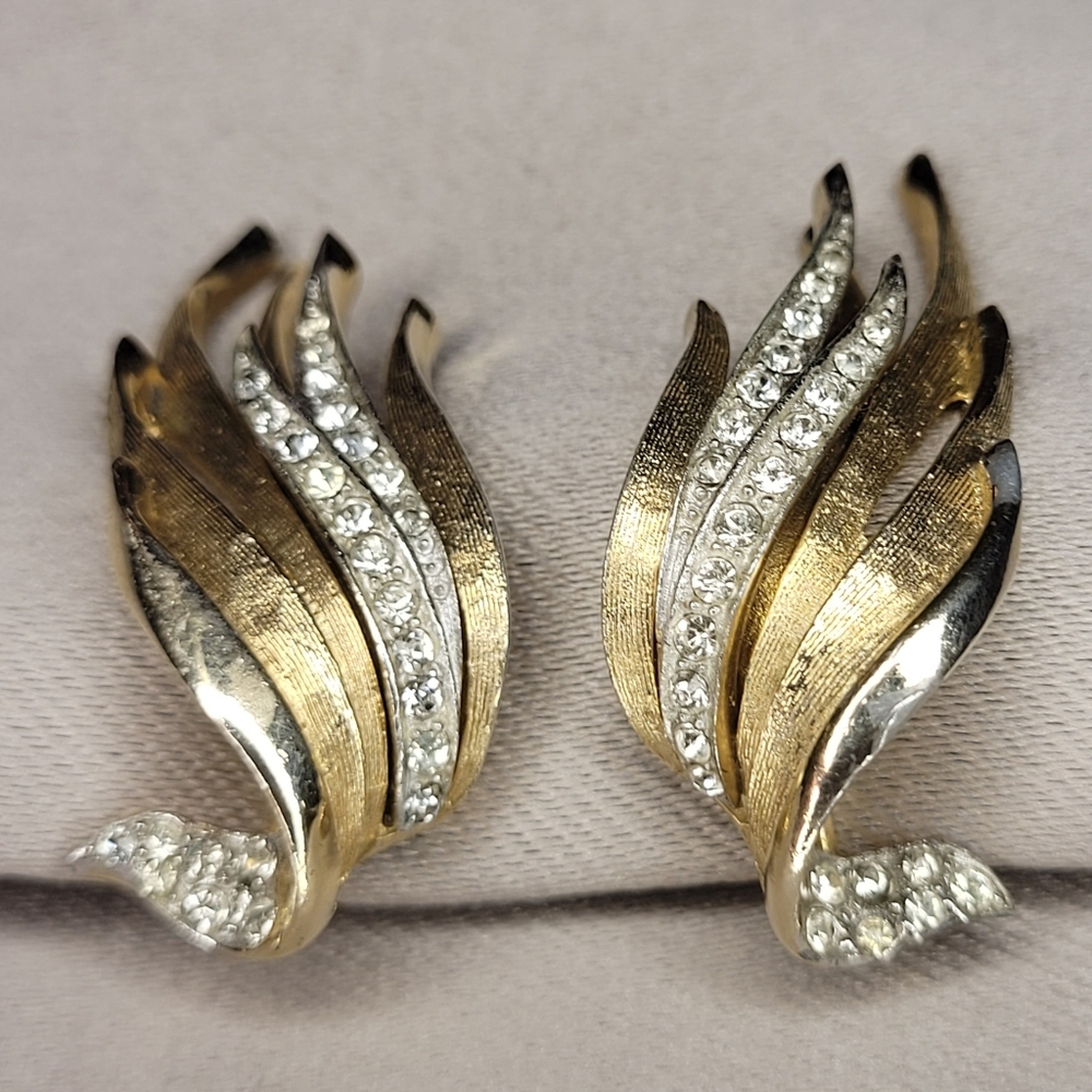 Vintage | Marcel Boucher | Mid 1950s | Leaf Spray | Earrings